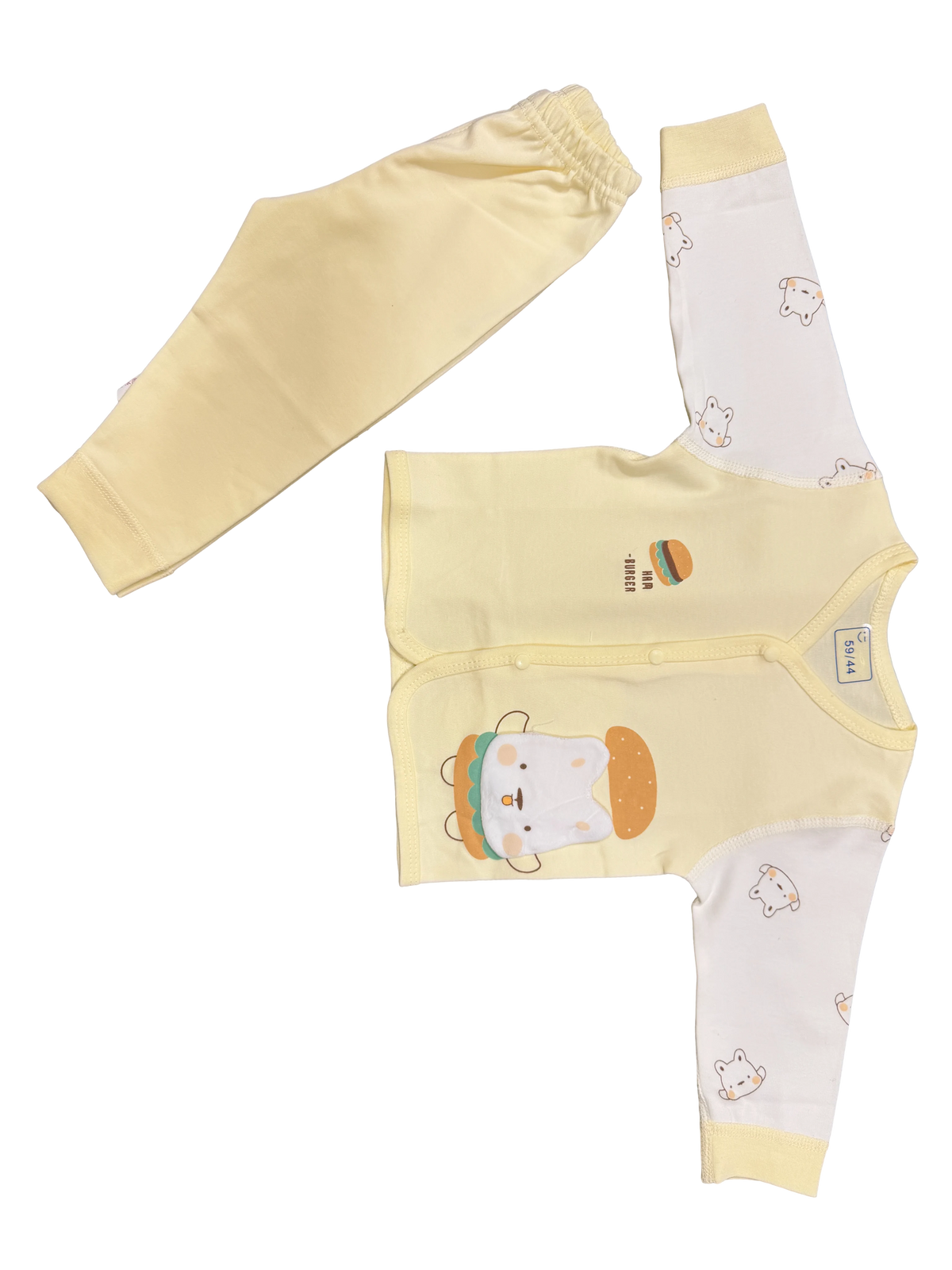 Little Bear Burger Baby Romper